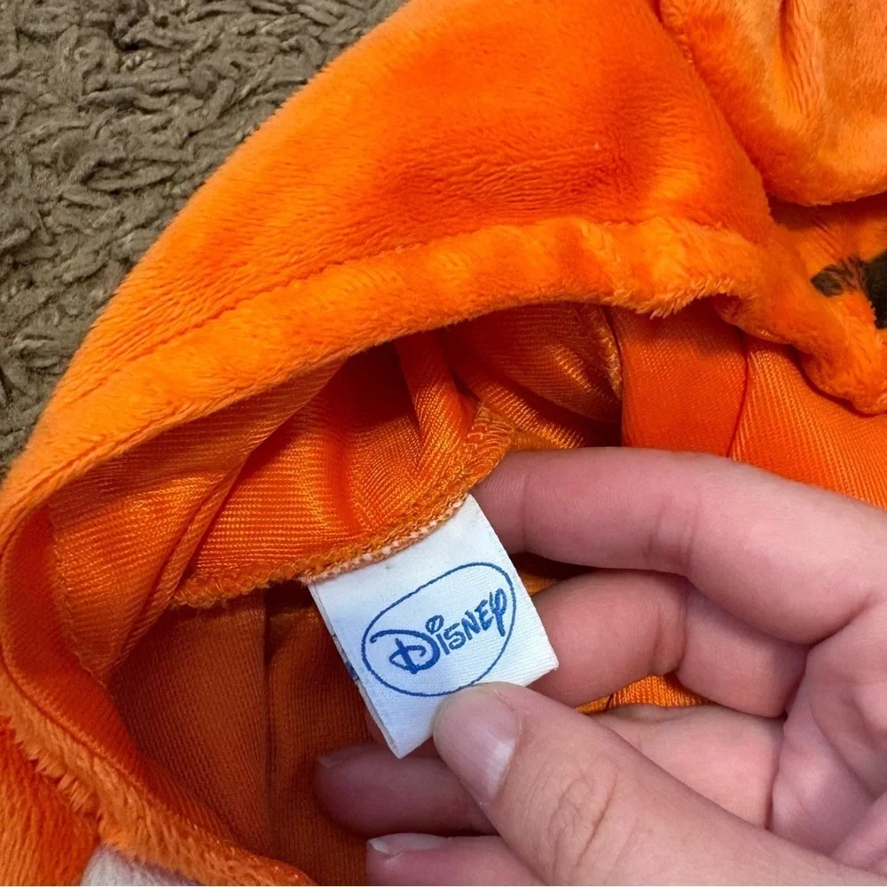 Disney Tigger Costume 12 Mos Orange Winnie the Pooh Puff Belly Baby Halloween